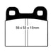 EBC Brakes DP4105R Yellowstuff Street And Track Brake Pads - Truck Part Superstore