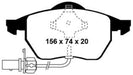 EBC Brakes DP41114R Yellowstuff Street And Track Brake Pads - Truck Part Superstore