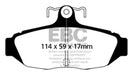 EBC Brakes DP41172R Yellowstuff Street And Track Brake Pads; FMSI Pad No. D347; - Truck Part Superstore