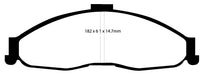 EBC Brakes DP41239R Yellowstuff Street And Track Brake Pads - Truck Part Superstore