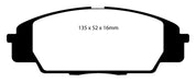 EBC Brakes DP41254R Yellowstuff Street And Track Brake Pads - Truck Part Superstore
