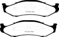 EBC Brakes DP41255R Yellowstuff Street And Track Brake Pads - Truck Part Superstore