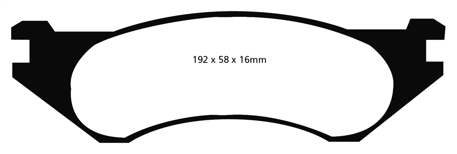 EBC Brakes DP41306R Yellowstuff Street And Track Brake Pads - Truck Part Superstore