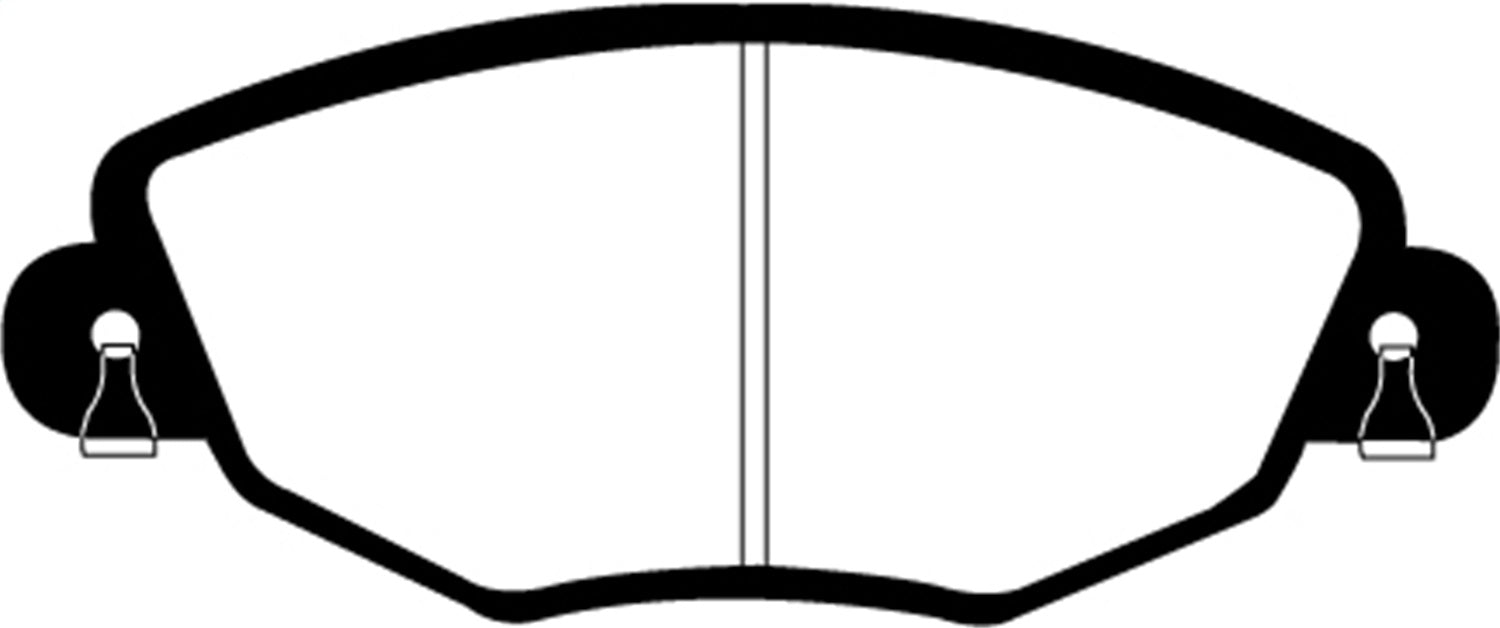 EBC Brakes DP41322R Yellowstuff Street And Track Brake Pads - Truck Part Superstore