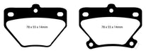EBC Brakes DP41326R Yellowstuff Street And Track Brake Pads - Truck Part Superstore