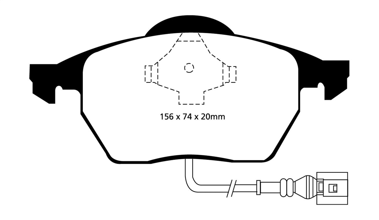 EBC Brakes DP41330R Yellowstuff Street And Track Brake Pads - Truck Part Superstore