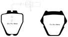 EBC Brakes DP41348R Yellowstuff Street And Track Brake Pads; FMSI Pad No. D839; - Truck Part Superstore