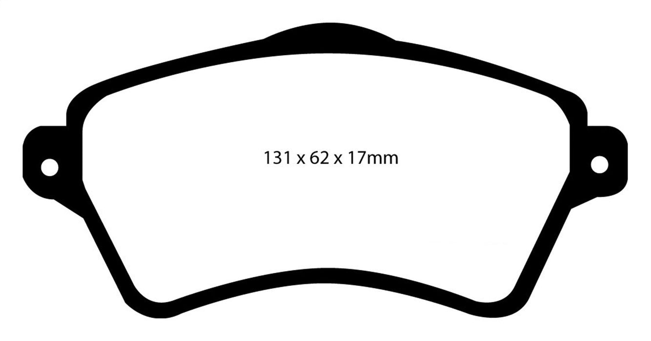 EBC Brakes DP41352R Yellowstuff Street And Track Brake Pads - Truck Part Superstore