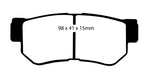 EBC Brakes DP41392R Yellowstuff Street And Track Brake Pads - Truck Part Superstore