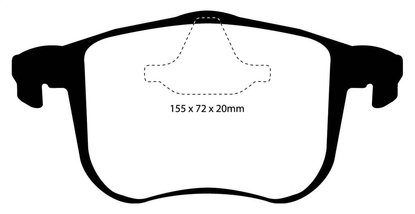 EBC Brakes DP41416R Yellowstuff Street And Track Brake Pads - Truck Part Superstore