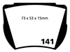 EBC Brakes DP4141R Yellowstuff Street And Track Brake Pads; FMSI Pad No. D024; - Truck Part Superstore