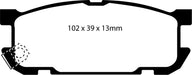 EBC Brakes DP41453R Yellowstuff Street And Track Brake Pads - Truck Part Superstore