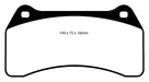 EBC Brakes DP41462R Yellowstuff Street And Track Brake Pads - Truck Part Superstore