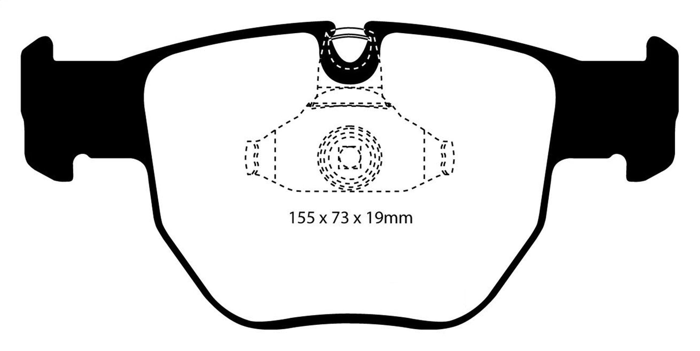 EBC Brakes DP41463R Yellowstuff Street And Track Brake Pads - Truck Part Superstore