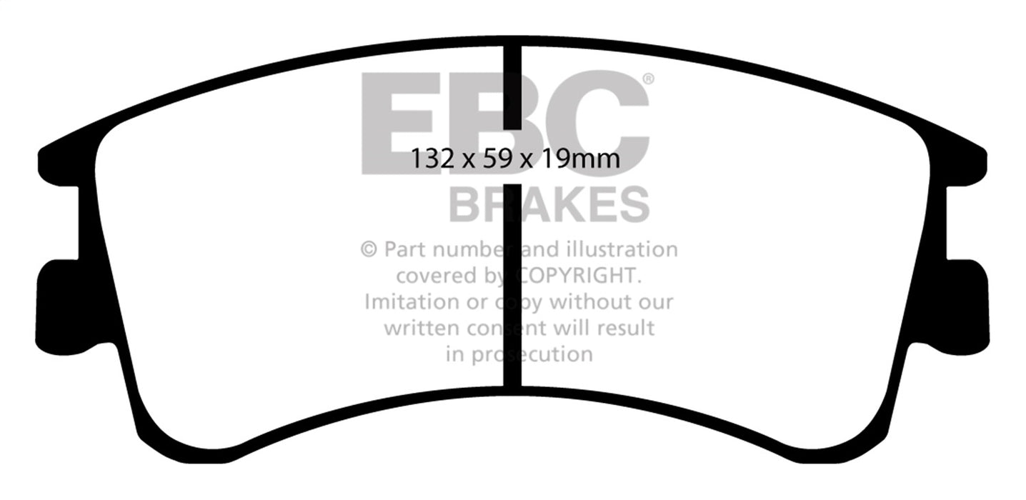 EBC Brakes DP41465R Yellowstuff Street And Track Brake Pads - Truck Part Superstore