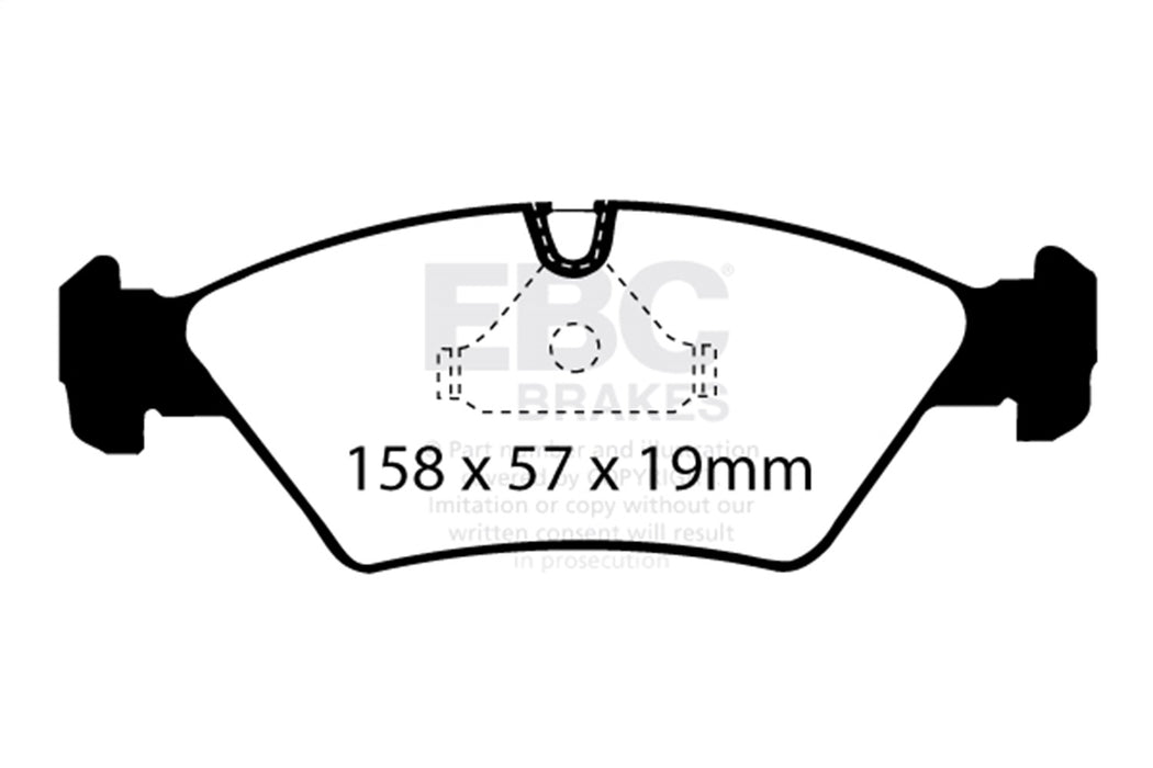 EBC Brakes DP5414NDX Bluestuff NDX Full Race Brake Pads - Truck Part Superstore