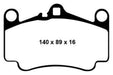 EBC Brakes DP41515R Yellowstuff Street And Track Brake Pads; FMSI Pad No. D916; - Truck Part Superstore