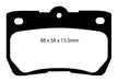 EBC Brakes DP41586R Yellowstuff Street And Track Brake Pads - Truck Part Superstore
