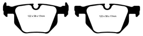 EBC Brakes DP41588R Yellowstuff Street And Track Brake Pads - Truck Part Superstore