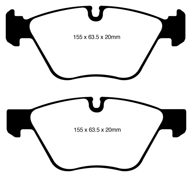 EBC Brakes DP41600R Yellowstuff Street And Track Brake Pads - Truck Part Superstore