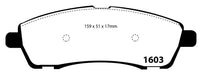 EBC Brakes DP41603R Yellowstuff Street And Track Brake Pads - Truck Part Superstore