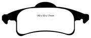 EBC Brakes DP41606R Yellowstuff Street And Track Brake Pads - Truck Part Superstore