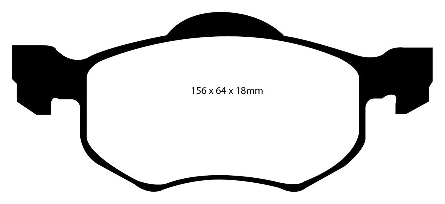 EBC Brakes DP41616R Yellowstuff Street And Track Brake Pads - Truck Part Superstore