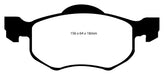 EBC Brakes DP41616R Yellowstuff Street And Track Brake Pads - Truck Part Superstore