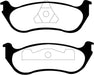 EBC Brakes DP41627R Yellowstuff Street And Track Brake Pads; FMSI Pad No. D674; - Truck Part Superstore