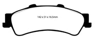 EBC Brakes DP41630R Yellowstuff Street And Track Brake Pads - Truck Part Superstore