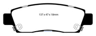 EBC Brakes DP41672R Yellowstuff Street And Track Brake Pads - Truck Part Superstore