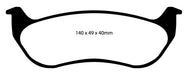 EBC Brakes DP41673R Yellowstuff Street And Track Brake Pads - Truck Part Superstore
