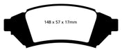 EBC Brakes DP41683R Yellowstuff Street And Track Brake Pads - Truck Part Superstore
