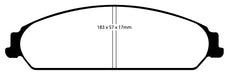 EBC Brakes DP41724R Yellowstuff Street And Track Brake Pads - Truck Part Superstore