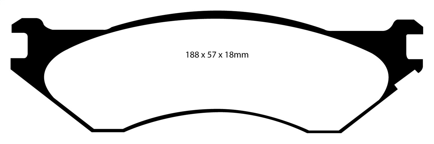 EBC Brakes DP41729R Yellowstuff Street And Track Brake Pads - Truck Part Superstore