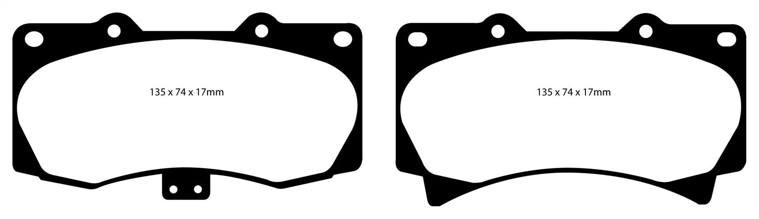 EBC Brakes DP41759R Yellowstuff Street And Track Brake Pads - Truck Part Superstore