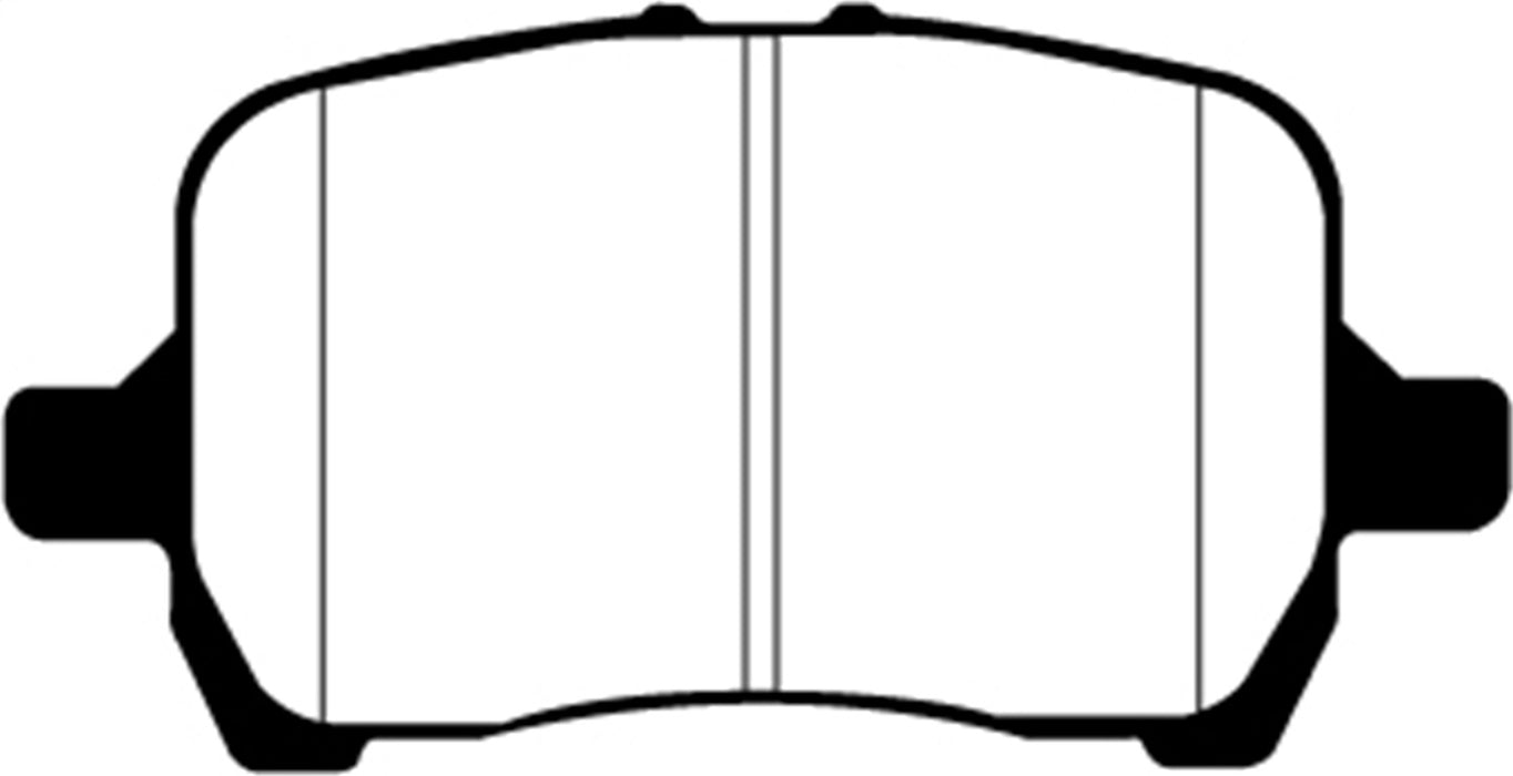 EBC Brakes DP41763R Yellowstuff Street And Track Brake Pads - Truck Part Superstore