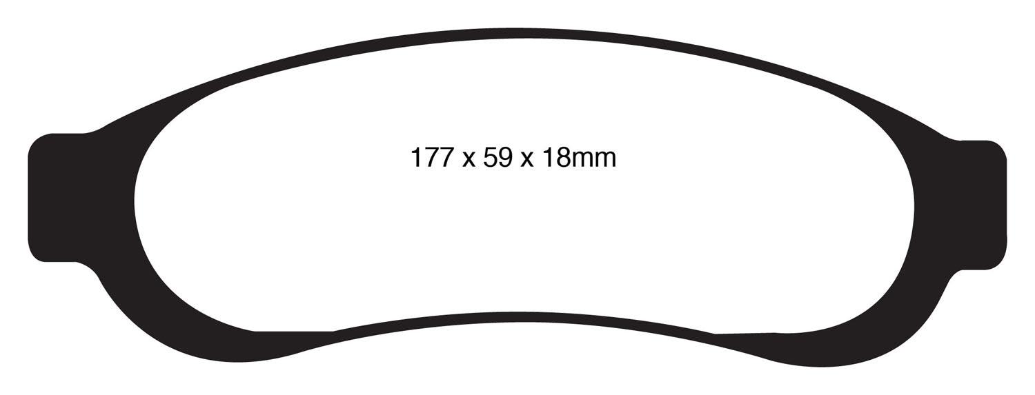 EBC Brakes DP41779R Yellowstuff Street And Track Brake Pads - Truck Part Superstore