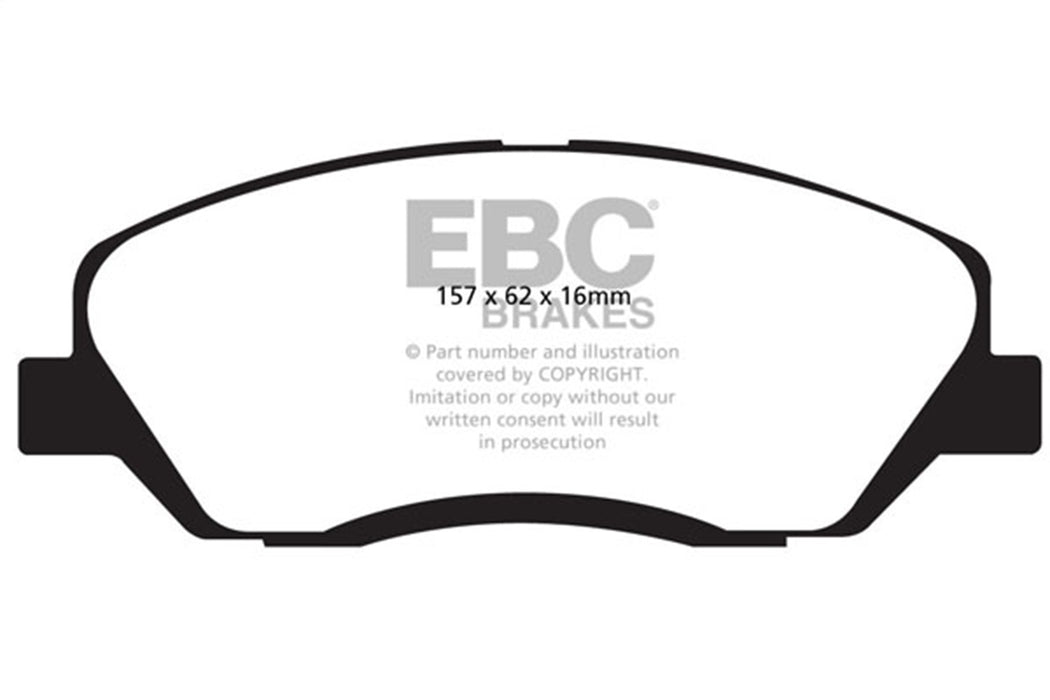 EBC Brakes DP41783R Yellowstuff Street And Track Brake Pads - Truck Part Superstore