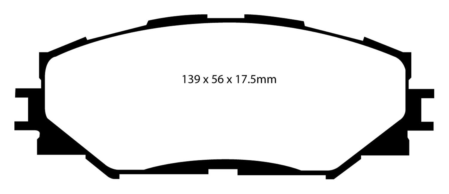 EBC Brakes DP41791R Yellowstuff Street And Track Brake Pads - Truck Part Superstore