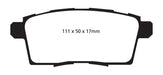 EBC Brakes DP41795R Yellowstuff Street And Track Brake Pads - Truck Part Superstore