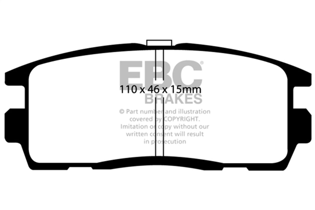EBC Brakes DP41797R Yellowstuff Street And Track Brake Pads - Truck Part Superstore