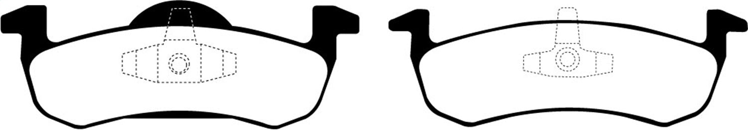 EBC Brakes DP41804R Yellowstuff Street And Track Brake Pads - Truck Part Superstore
