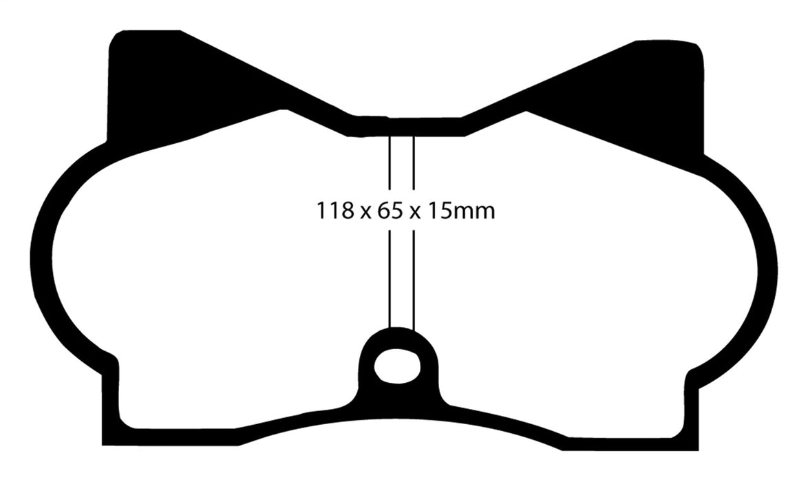 EBC Brakes DP4180R Yellowstuff Street And Track Brake Pads - Truck Part Superstore