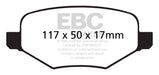 EBC Brakes DP41826R Yellowstuff Street And Track Brake Pads - Truck Part Superstore