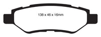 EBC Brakes DP41829R Yellowstuff Street And Track Brake Pads - Truck Part Superstore