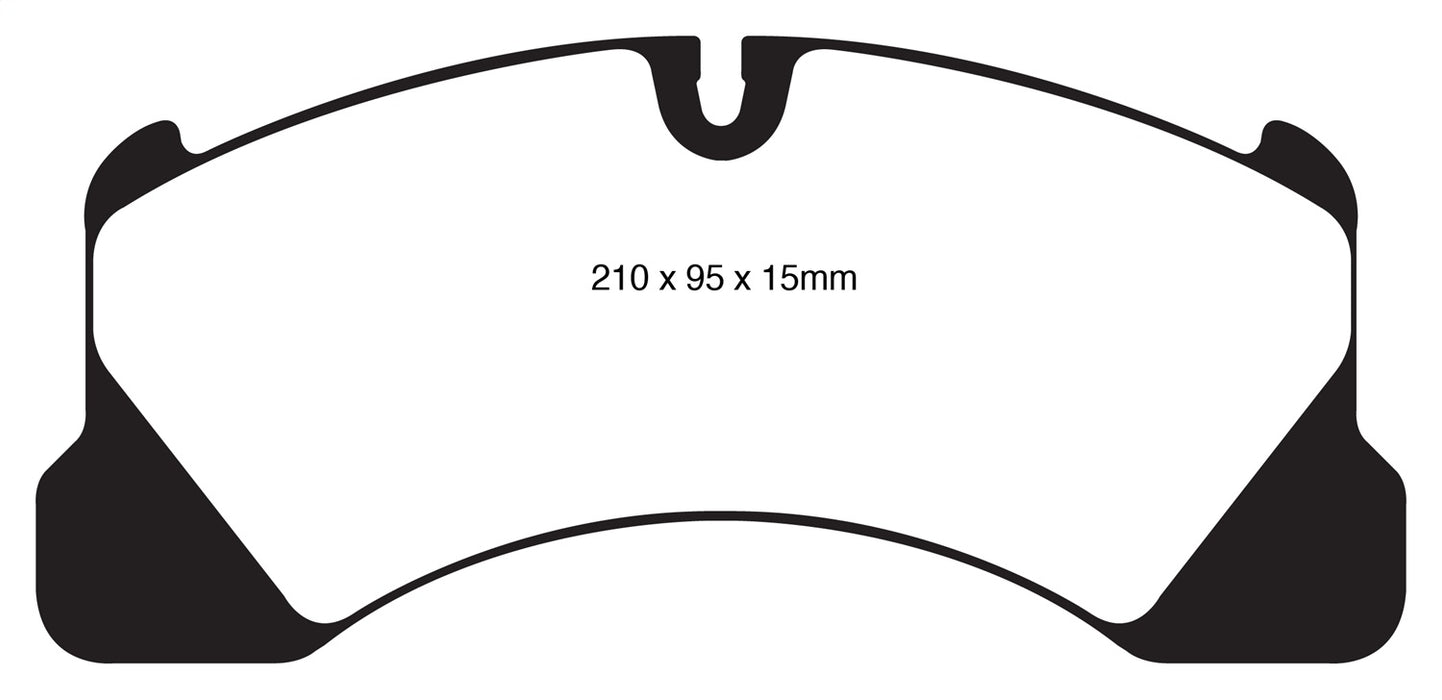 EBC Brakes DP41835R Yellowstuff Street And Track Brake Pads - Truck Part Superstore