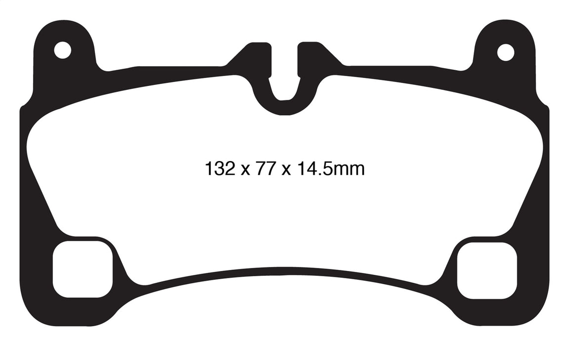 EBC Brakes DP41836R Yellowstuff Street And Track Brake Pads - Truck Part Superstore