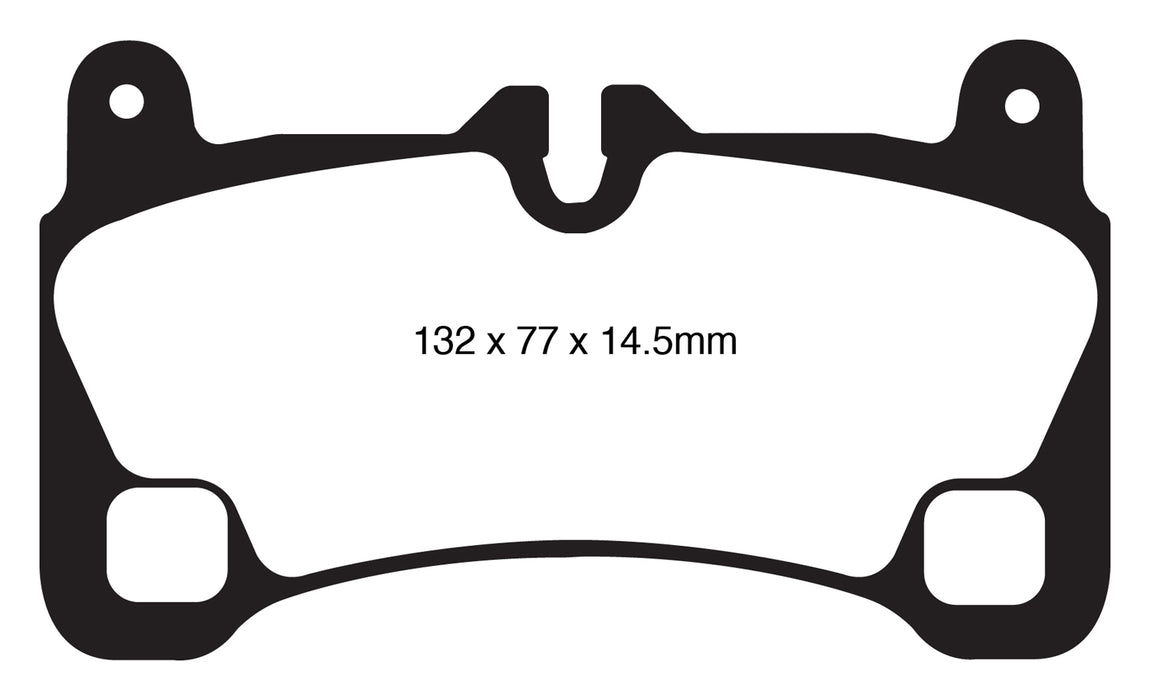 EBC Brakes DP41836R Yellowstuff Street And Track Brake Pads - Truck Part Superstore