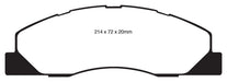 EBC Brakes DP41847R Yellowstuff Street And Track Brake Pads - Truck Part Superstore